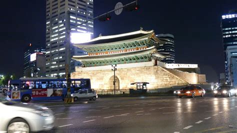 Namdaemun Gate in Seoul City, South Korea 3062855 Stock Video at Vecteezy