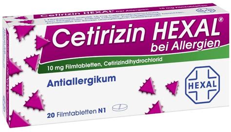 Cetirizin Hexal Filmtabletten St Ck Online Kaufen