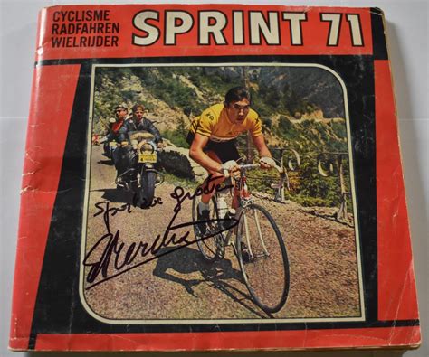 Panini Sprint Komplettes Album Signiert Von Eddy Merckx Lucien