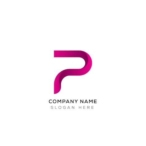 Premium Vector Elegant Of Abstract 3d P Letter Logo Design