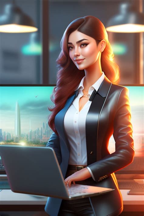 Lexica Woman Working Professional In Software Office Environment