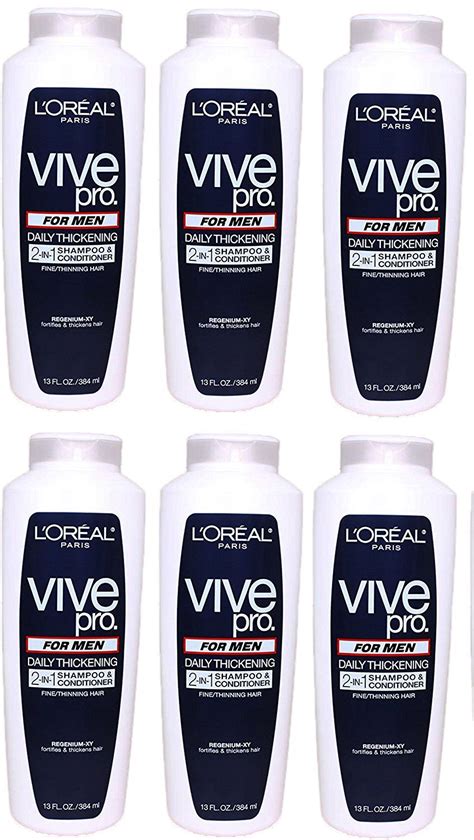 Loreal Paris Vive Pro For Men 2 In 1 Daily Thickening Shampoo And