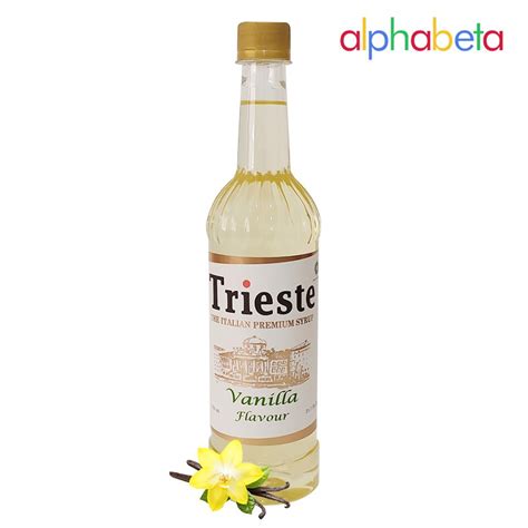 Jual TRIESTE ITALIAN SYRUP VANILLA PREMIUM FLAVOUR 650ML SIRUP PERISA