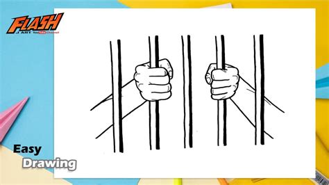 How To Draw PRISON Step By Step YouTube