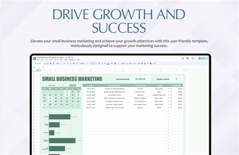 Small Business Marketing Template in MS Excel, Google Sheets - Download ...