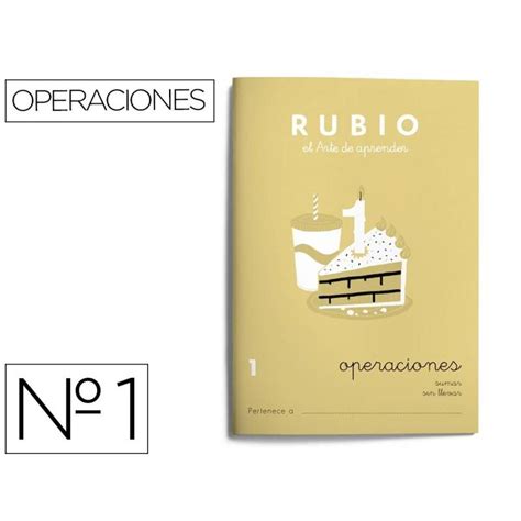 Cuaderno Rubio Operaciones N Sumar Sin Llevar