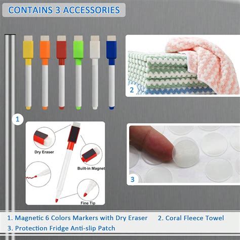 Magnetisch Whiteboard Van Acryl Voor Koelkast Transparante Magnetische