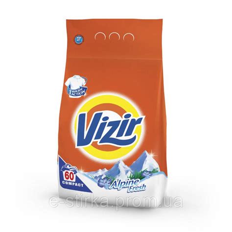Стиральный порошок Vizir 4,2кг для белого и светлого белья 60 стирок ...
