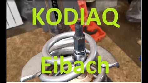Шкода КОДИАК и усиленные пружины Eibach, правильная установка с ...