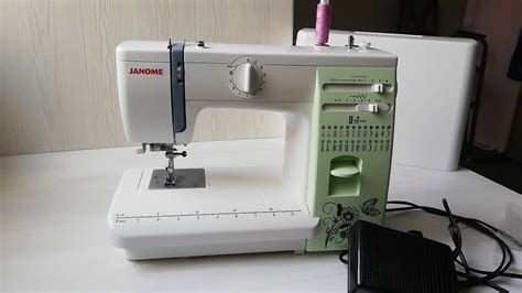 Тігін машина мен танысу! Janome Q-23G - YouTube