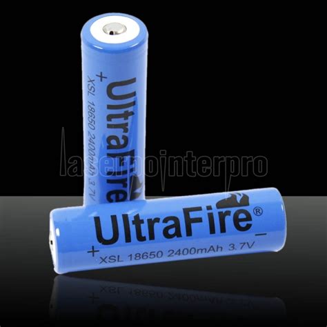 1pcs ULTRAFIRE 18650 3.7V 2400mAh Batteries Blue - Laserpointerpro