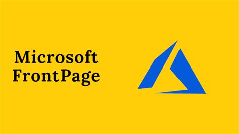 Introduction To Microsoft Frontpage Programmingoneonone