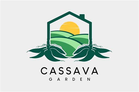 A Cassava Garden Logo Design Or A Cassava Farmers House A Cassava