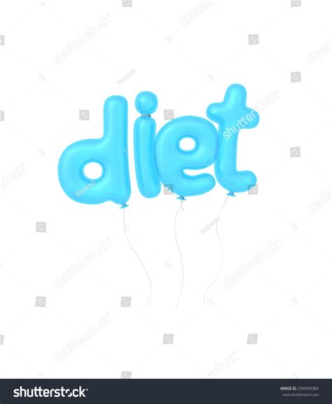 Word Diet Written By 3d Letters Stock Illustration 254569384 | Shutterstock