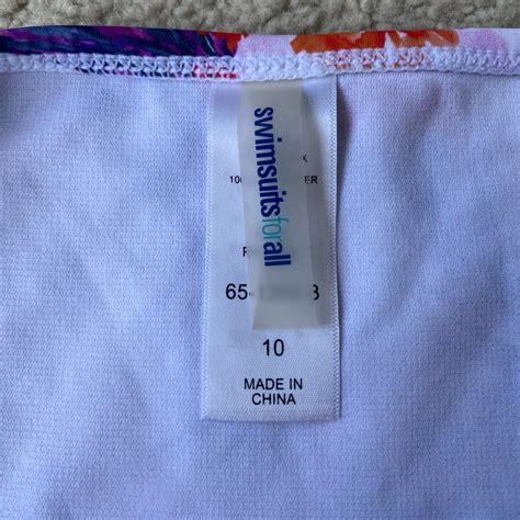 Swimsuits For All White Floral Bikini Gem