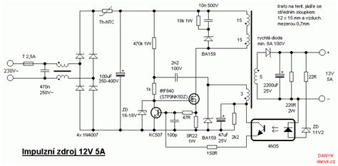 12v Switching Power Supply Circuit