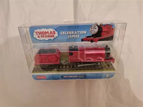 THOMAS FRIENDS TRACKMASTER MOTORIZED 75TH CELEBRATION JAMES METALLIC