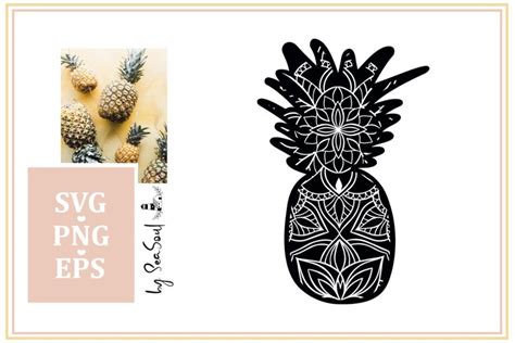 Mandala Pineapple Svg 1766 Svg File Cut Cricut Free Svg Download