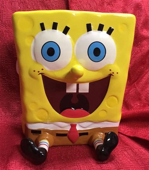 Nickelodeon Spongebob Squarepants 75x4x6 Inchceramic Piggy Coin Bank