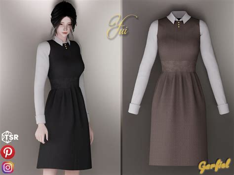 The Sims Resource Yui Lovely Vintage Dress