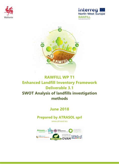 Pdf Rawfill Wp T Enhanced Landfill Inventory Framework Swot