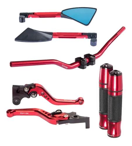 Kit Guidão Naked Manopla Jupiter Retrovisor Manete Xt r Parcelamento sem juros