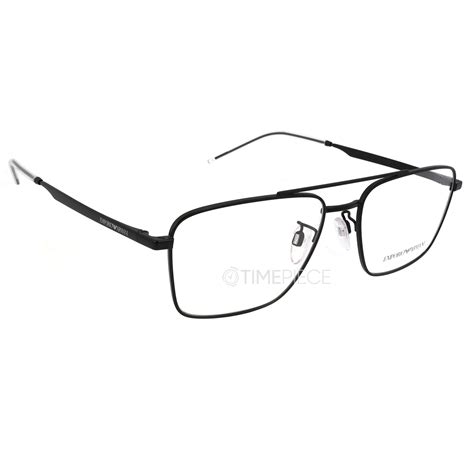 Emporio Armani Demo Rectangular Mens Eyeglasses Ea1132 3001 55