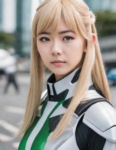 Blonde Hair Cosplay Face Swap ID
