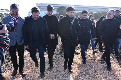 Ghi Y Kicillof Recorrieron Las Obras De Ampliaci N Del Parque