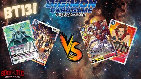 Digimon TCG Royal Knights Vs ShineGreymon BT13 YouTube