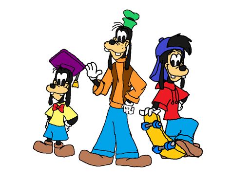 Goofy And His Genius Nephew Gilbert And His Coolest Son Max Goof