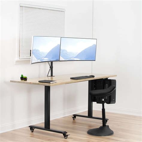 Vivo Dual Monitor Desk Mount Stand V038m Upmost Office