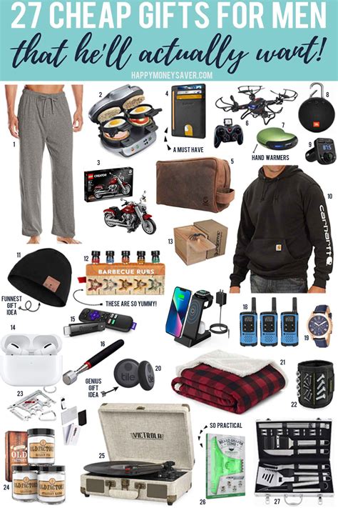 Cheap Gifts for Men in 2022 - Happy Money Saver