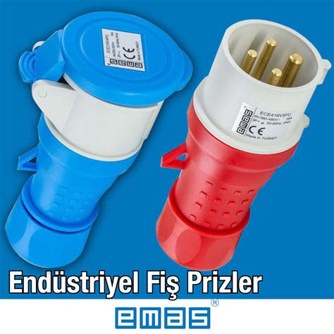 Endüstriyel Fiş Prizler Çekirdek Metal Plastik Fiş Priz Dostlar