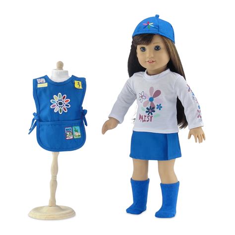 Emily Rose 18 Inch Doll Clothes 18 Doll Daisy Girl Scout 8 Piece Uniform And Accessory Value