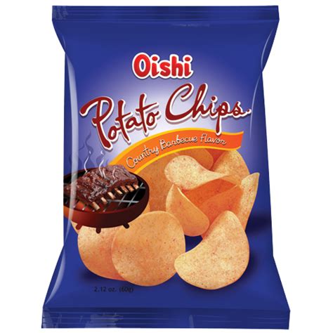 Oishi Potato Chips Plain Salted Sweet Spicy Shopee Philippines