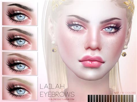 The Sims Resource Lailah Eyebrows N97