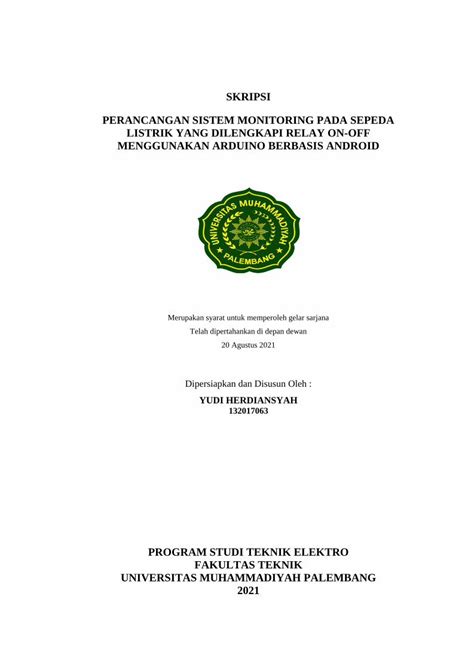 Pdf Skripsi Perancangan Sistem Monitoring Pada Sepeda Dokumentips