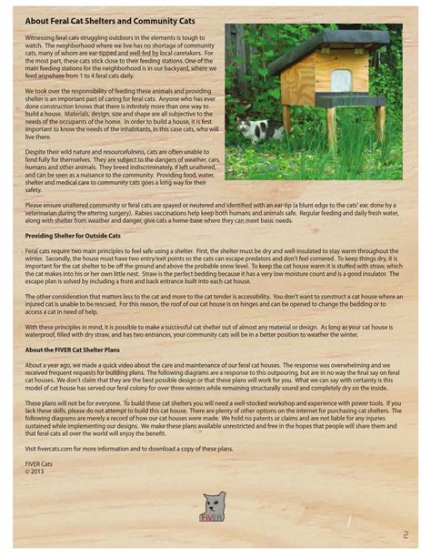 Feral Cat House Plans by Curtis Lumber - Issuu