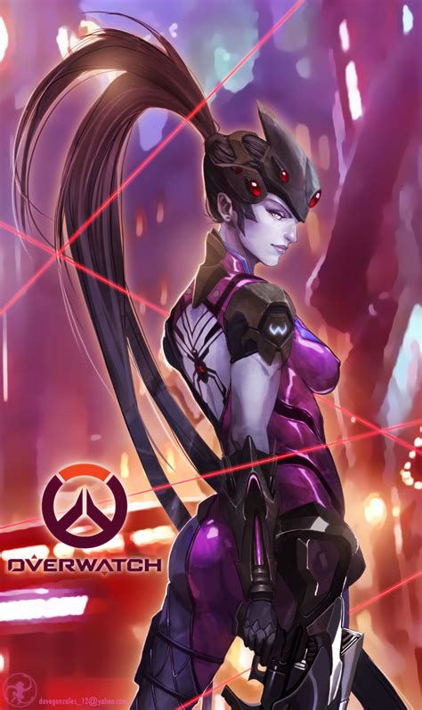 Widowmaker Overwatch Overwatch Overwatch 1 Visor Highres 1girl Armor Ass Back Back