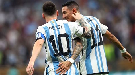 El Récord Que Lograron Lionel Messi Y Ángel Di María Con La Camiseta De