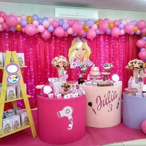 A Imagem Pode Conter 2 Pessoas Festa De Aniversário Da Barbie