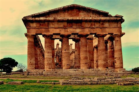 2nd Temple Of Hera Ca 450 Bc Paestum Italy Artofit