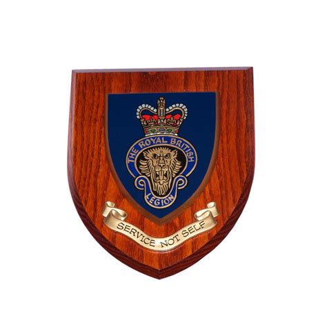 Members Rbl Wall Shield 12x10 Poppy Shop Uk