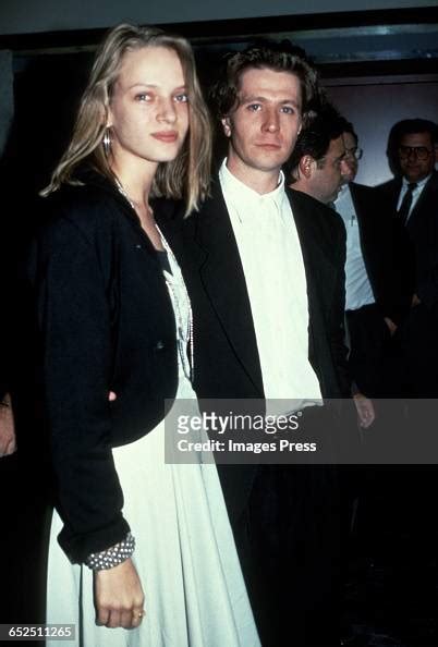 Uma Thurman And Gary Oldman Circa 1990 In New York City Photo D