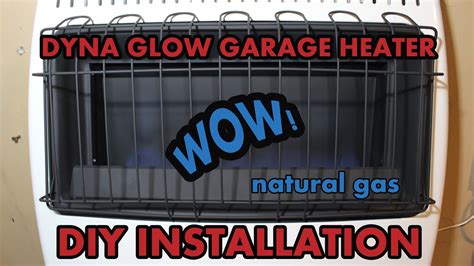 How To Install The Dyna Glow Vent Free Gas Heater Youtube