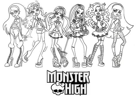 Monster High Coloriages À Imprimer