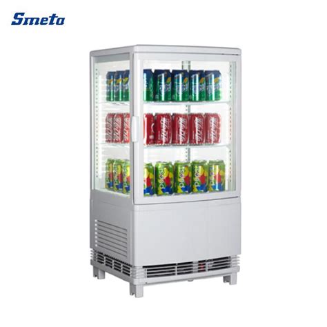 68L Commercial Automatic Defrost Display Fridge Transparent Cake