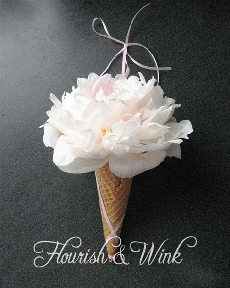 Pin By Tarrah Dame On Diy Party Tricks Ice Cream Flower Wedding