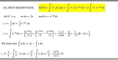 Mean square value of Random Variable - EngineersTutor